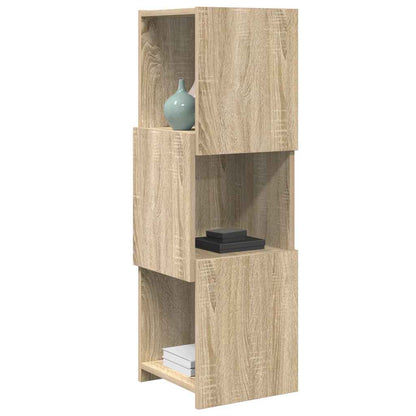 Mobile angolare 30,5x30x95cm Legno ingegnerizzato Rovere Sonoma - homemem39