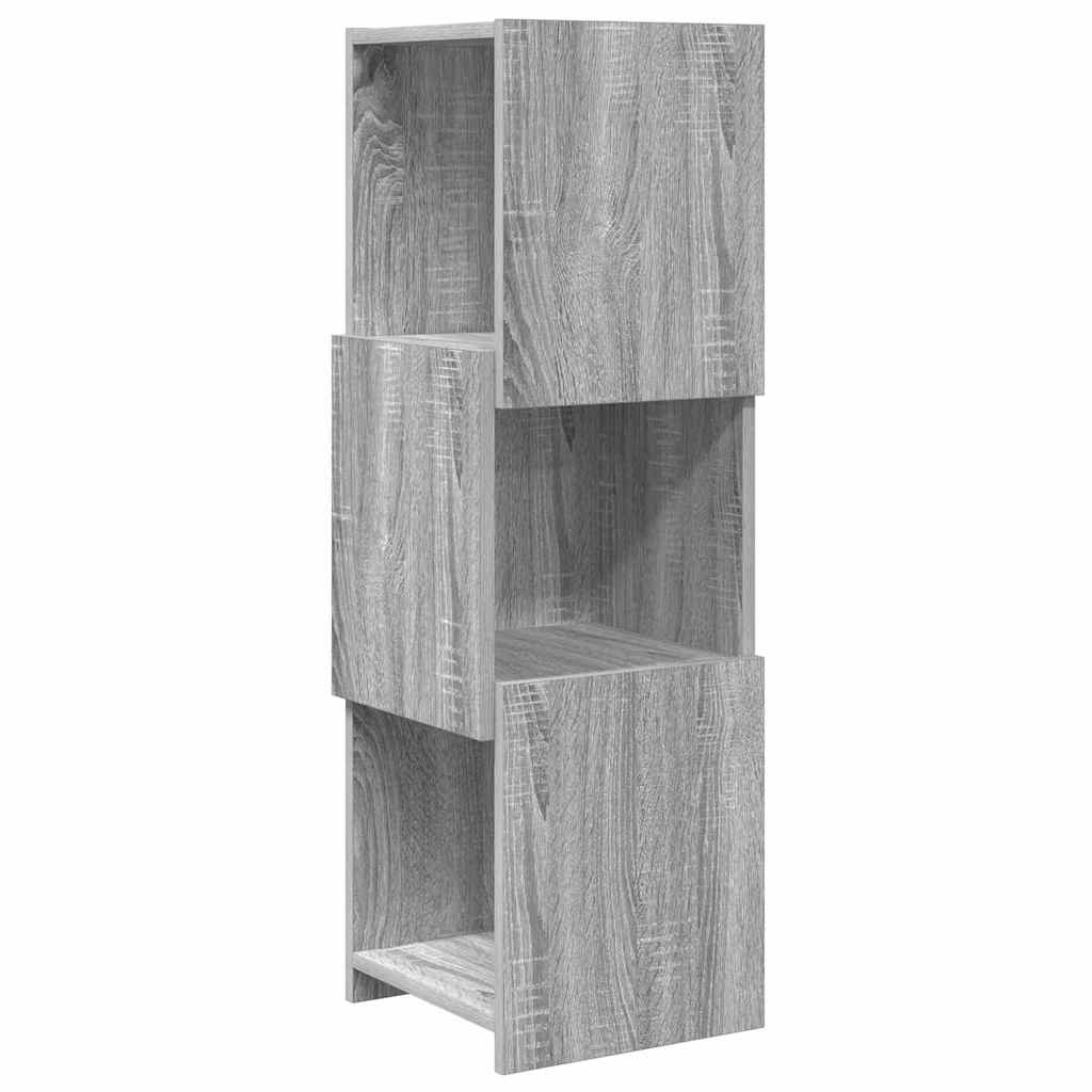 Mobile angolare 30,5x30x95cm Legno ingegnerizzato Grigio Sonoma - homemem39