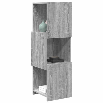 Mobile angolare 30,5x30x95cm Legno ingegnerizzato Grigio Sonoma - homemem39