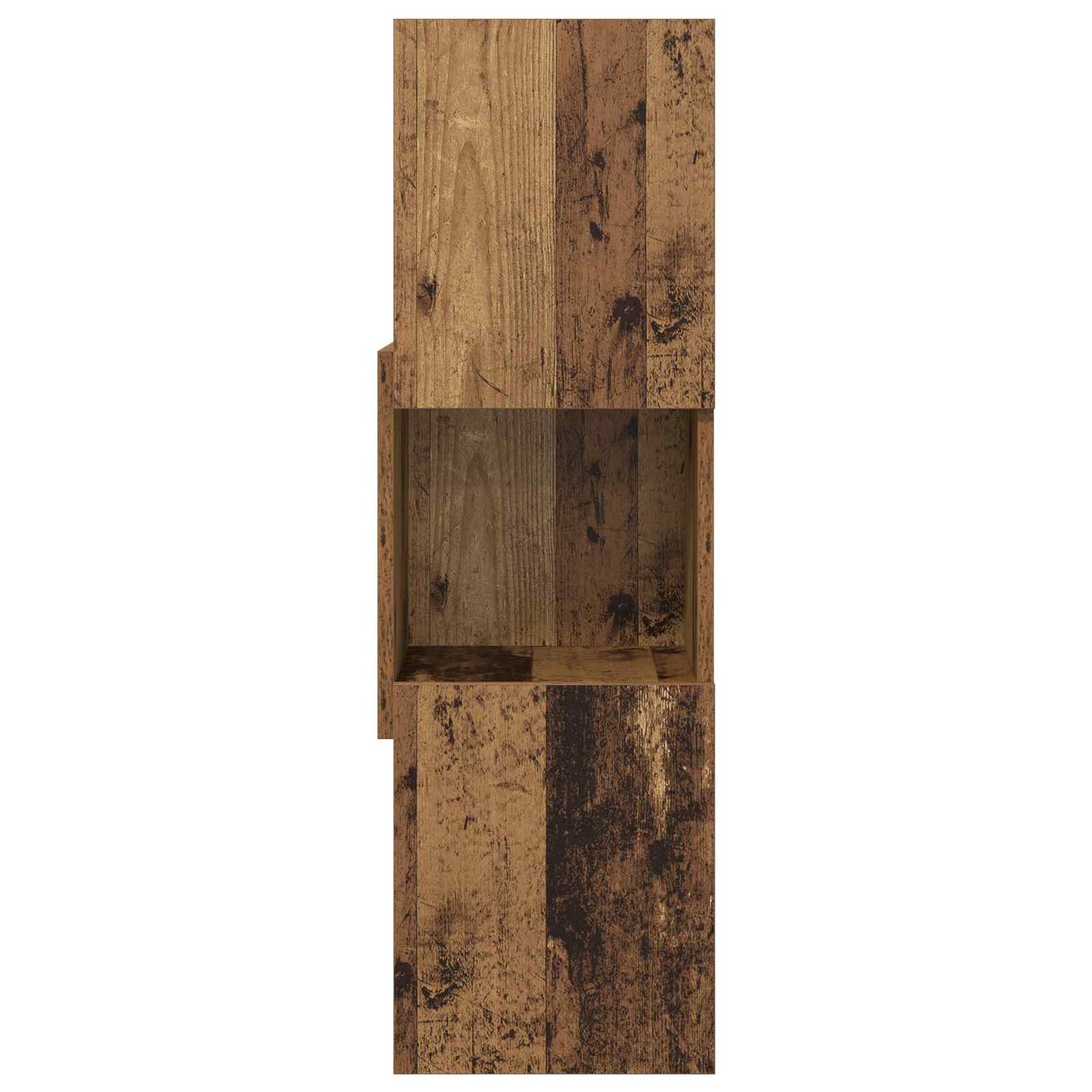 Mobile angolare 30,5x30x95cm Legno ingegnerizzato Legno vecchio | homemem39