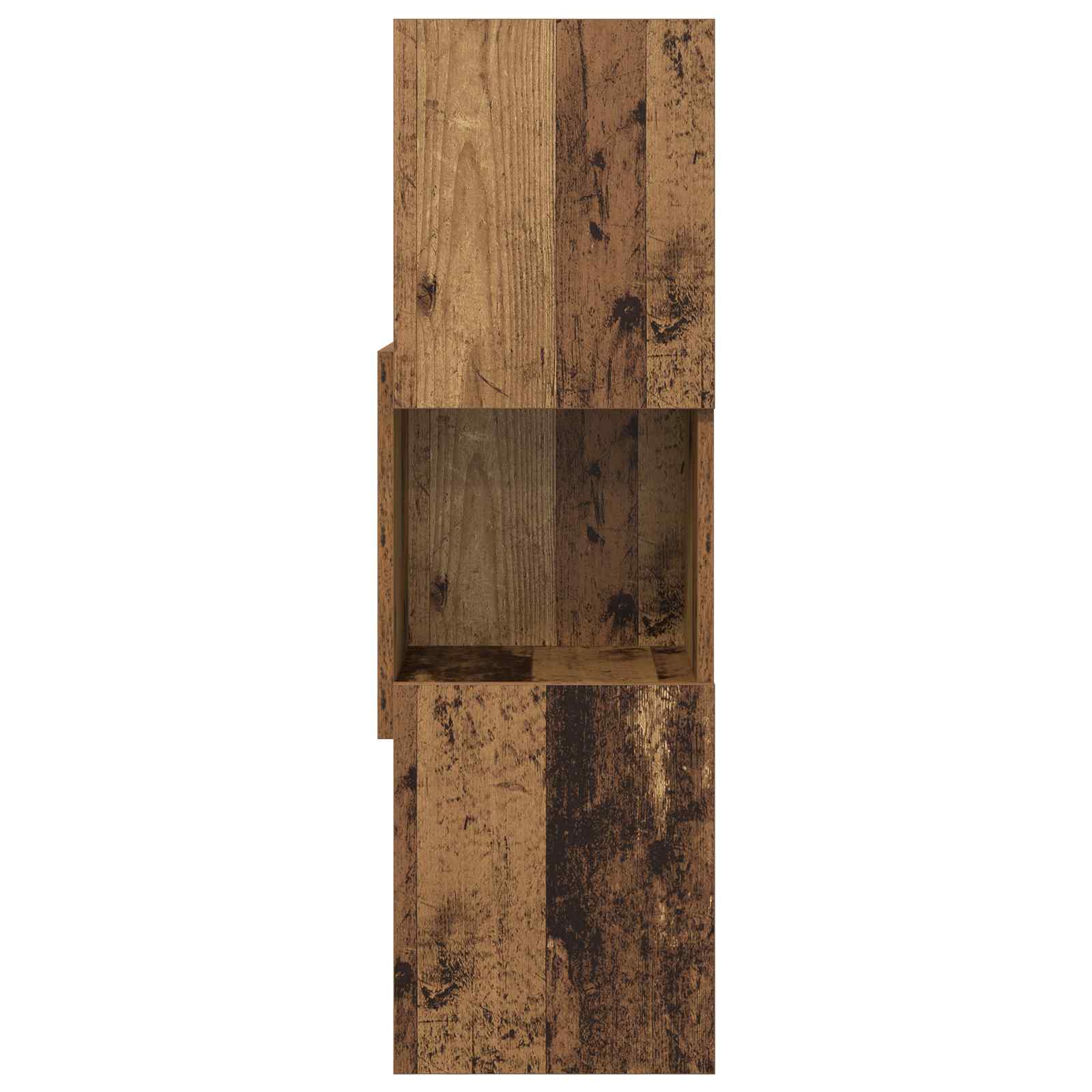 Mobile angolare 30,5x30x95cm Legno ingegnerizzato Legno vecchio | homemem39