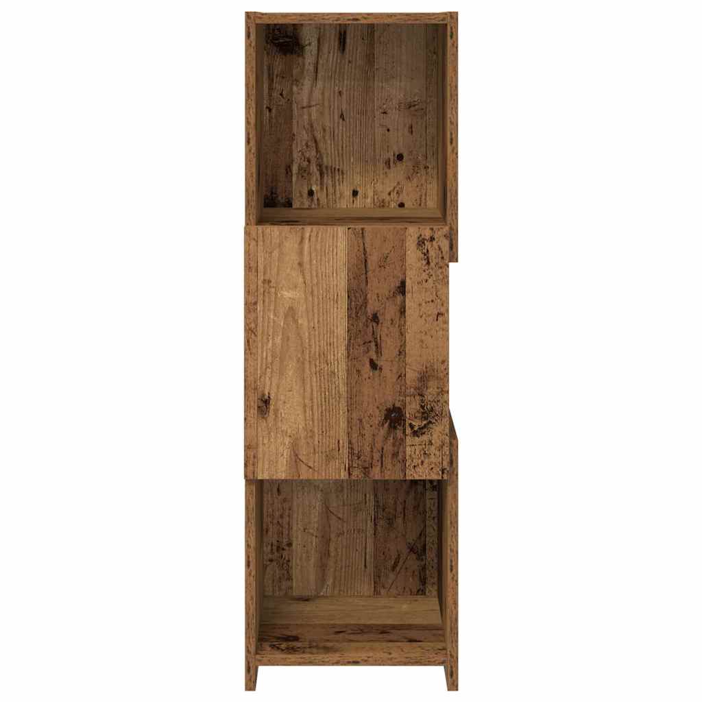 Mobile angolare 30,5x30x95cm Legno ingegnerizzato Legno vecchio | homemem39