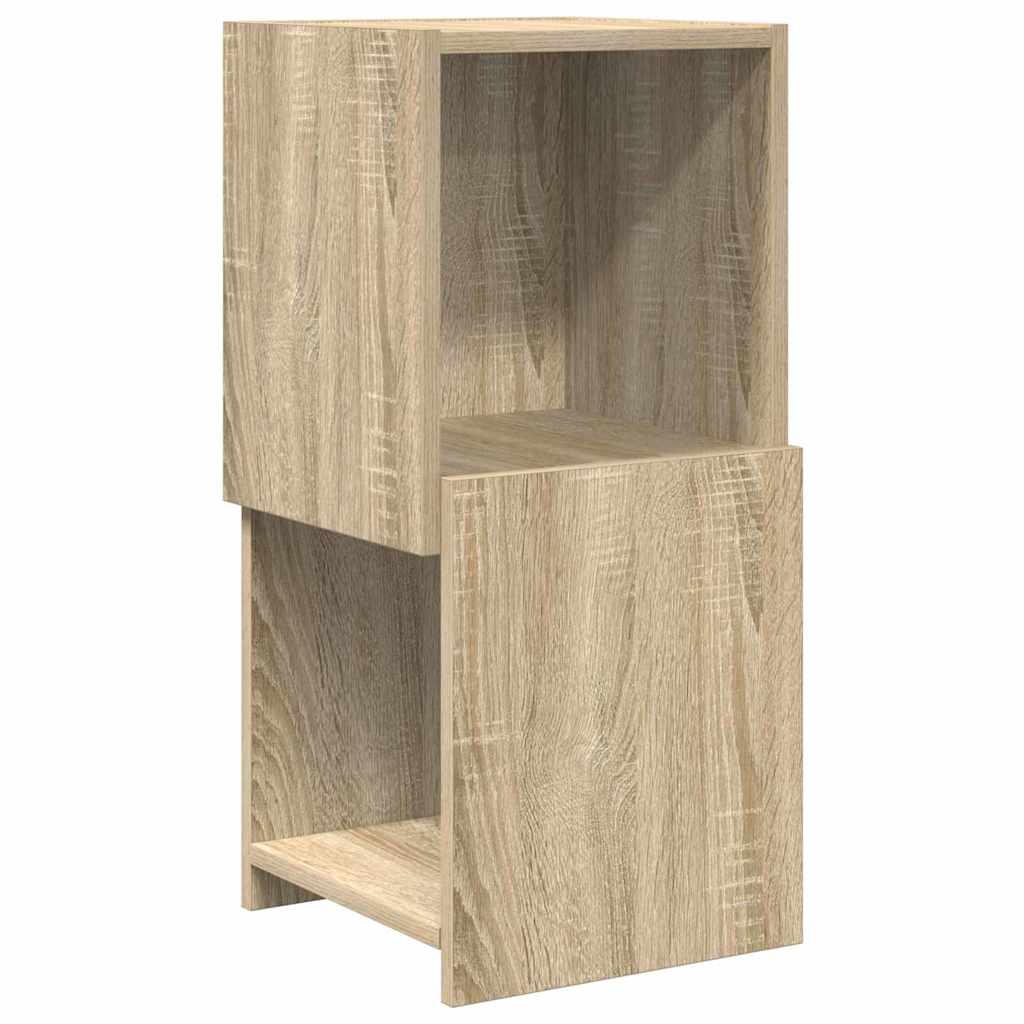 Mobile angolare 30,5x30x65cm Legno ingegnerizzato Rovere Sonoma - homemem39