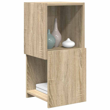 Mobile angolare 30,5x30x65cm Legno ingegnerizzato Rovere Sonoma - homemem39