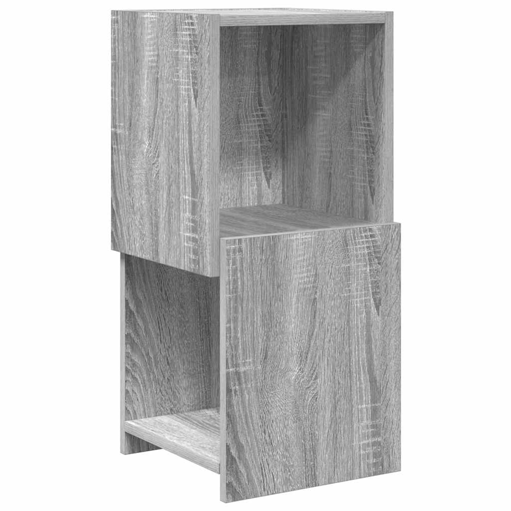 Mobile angolare 30,5x30x65cm Legno ingegnerizzato Grigio Sonoma - homemem39