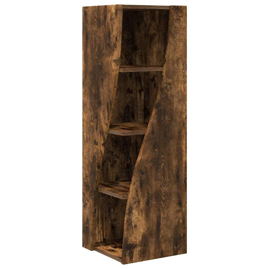 Mobile angolare Rovere fumé 32x32x102cm Legno multistrato | homemem39