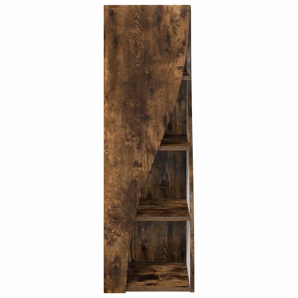 Mobile angolare Rovere fumé 32x32x102cm Legno multistrato | homemem39