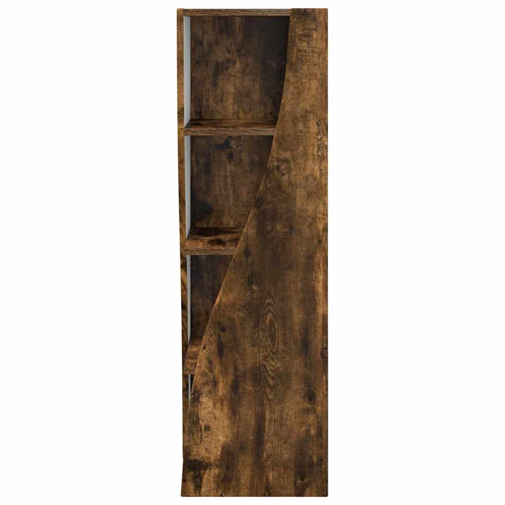 Mobile angolare Rovere fumé 32x32x102cm Legno multistrato | homemem39