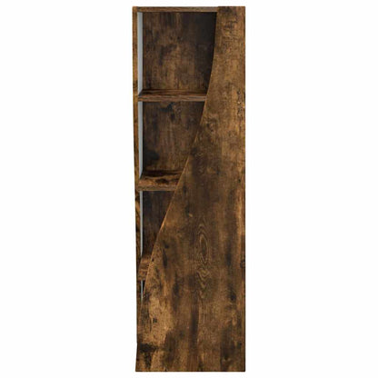 Mobile angolare Rovere fumé 32x32x102cm Legno multistrato | homemem39