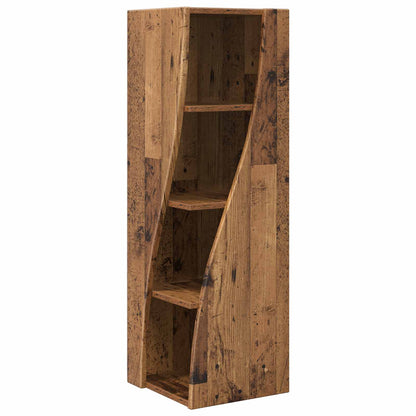 Mobile angolare 32x32x102cm Legno ingegnerizzato Legno vecchio