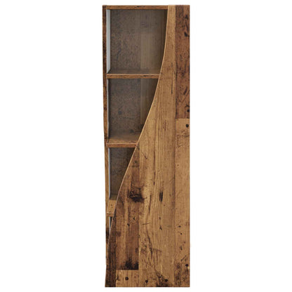 Mobile angolare 32x32x102cm Legno ingegnerizzato Legno vecchio