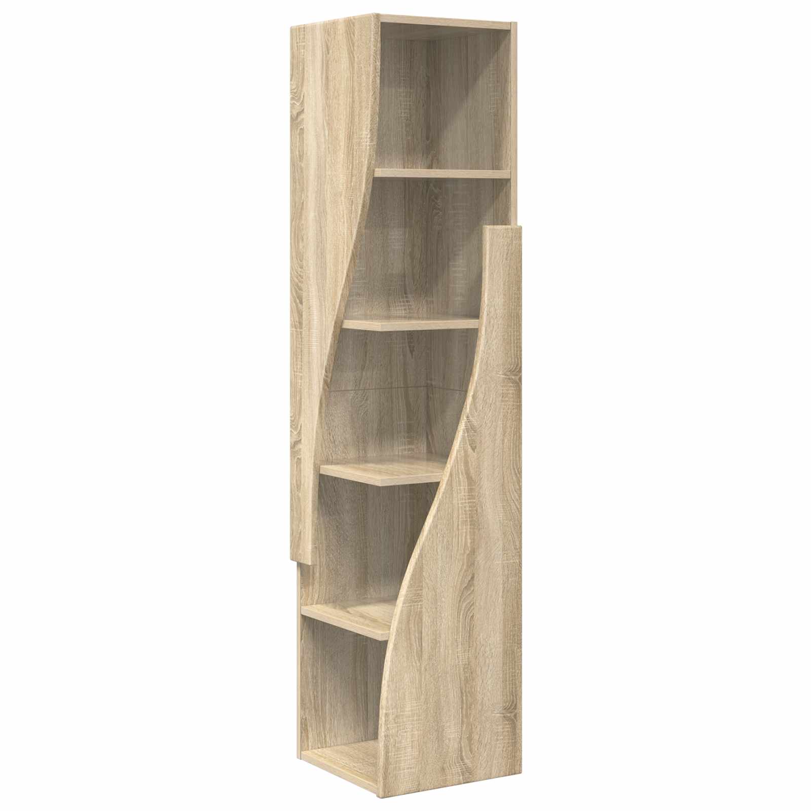 Mobile angolare 32x32x140cm Legno ingegnerizzato Rovere Sonoma | homemem39