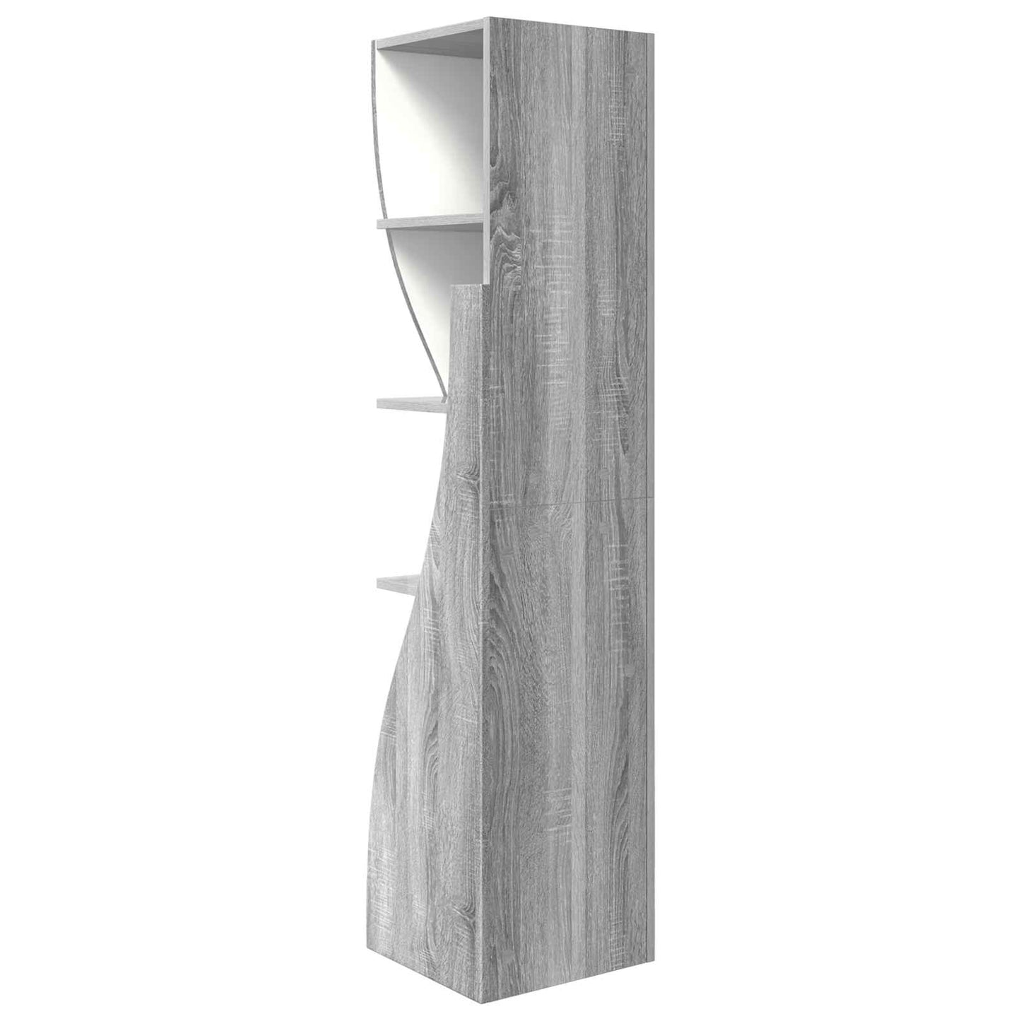 Mobile angolare 32x32x140cm Legno ingegnerizzato Grigio Sonoma | homemem39