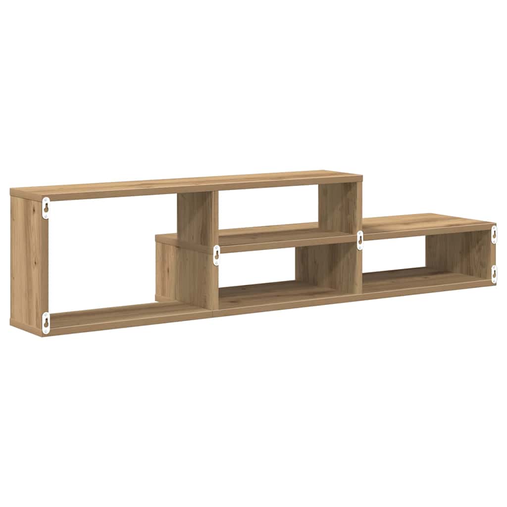 SupportoperTVaparete 120x25x28,5cm Legno multistrato