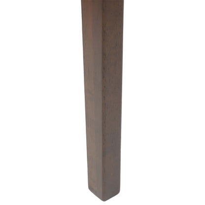 Sedie da pranzo 2 pz Legno di gomma solido Marrone Chiaro