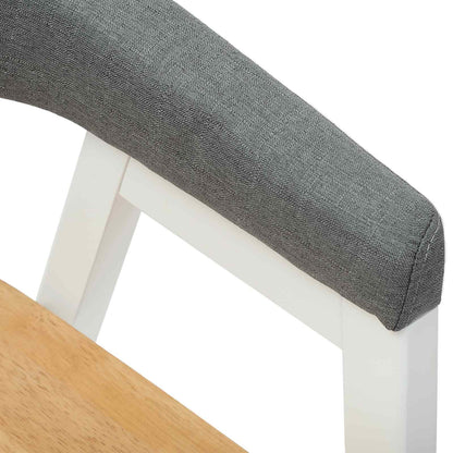 Sedie da pranzo 2 pcs Bianco 54 x 57 x 73 cm