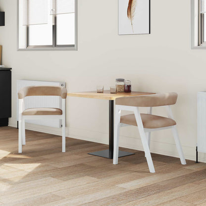 Sedie da pranzo 2 pcs Bianco 54 x 57 x 73 cm