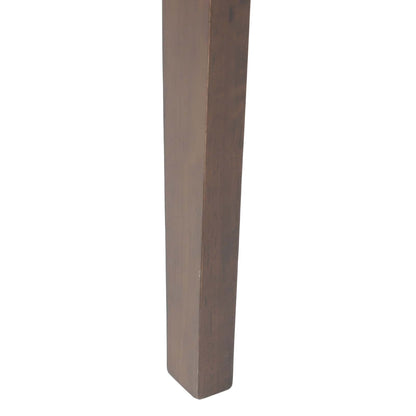 Sedie da pranzo 2 pz Legno di gomma solido Marrone Chiaro