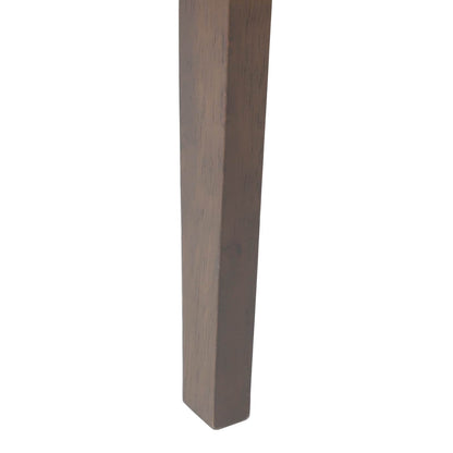 Sedie da pranzo 2 pz Legno di gomma solido Marrone Chiaro