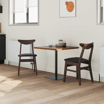 Sedie da pranzo 2 pcs Marrone Chiaro 42 x 47.5 x 81 cm