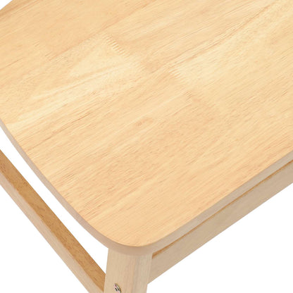Sedie da pranzo 2 pcs Naturale 42 x 47.5 x 81 cm