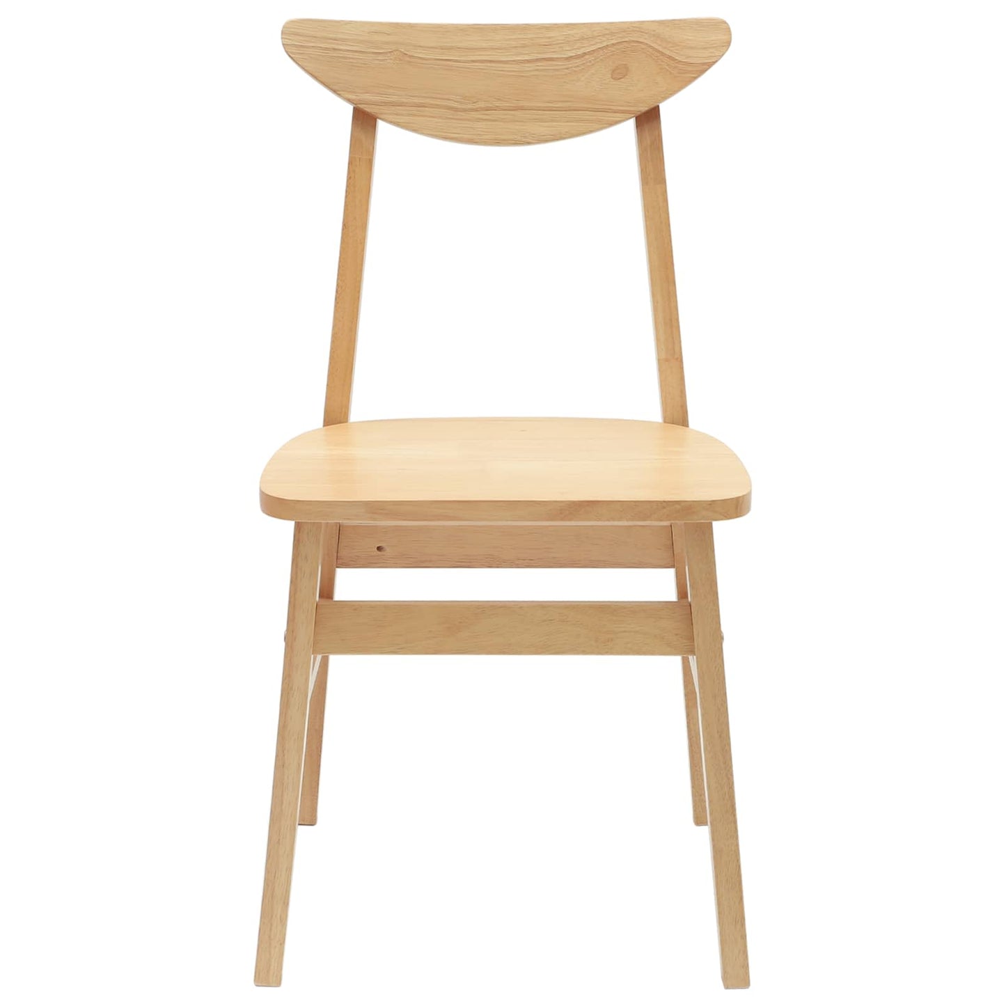 Sedie da pranzo 2 pcs Naturale 42 x 47.5 x 81 cm