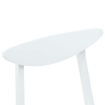 Sedie da pranzo 2 pcs Bianco 42 x 47.5 x 81 cm