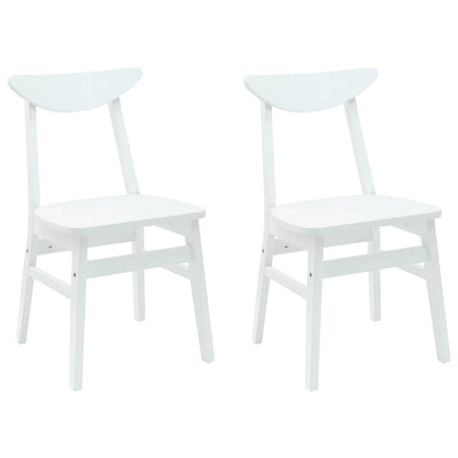Sedie da pranzo 2 pcs Bianco 42 x 47.5 x 81 cm