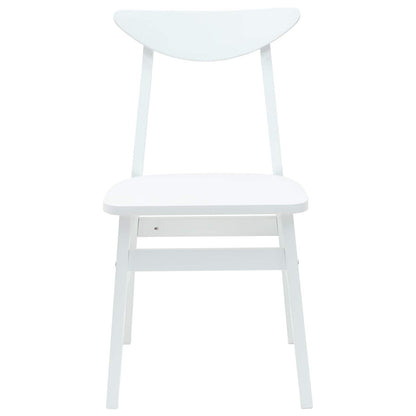 Sedie da pranzo 2 pcs Bianco 42 x 47.5 x 81 cm