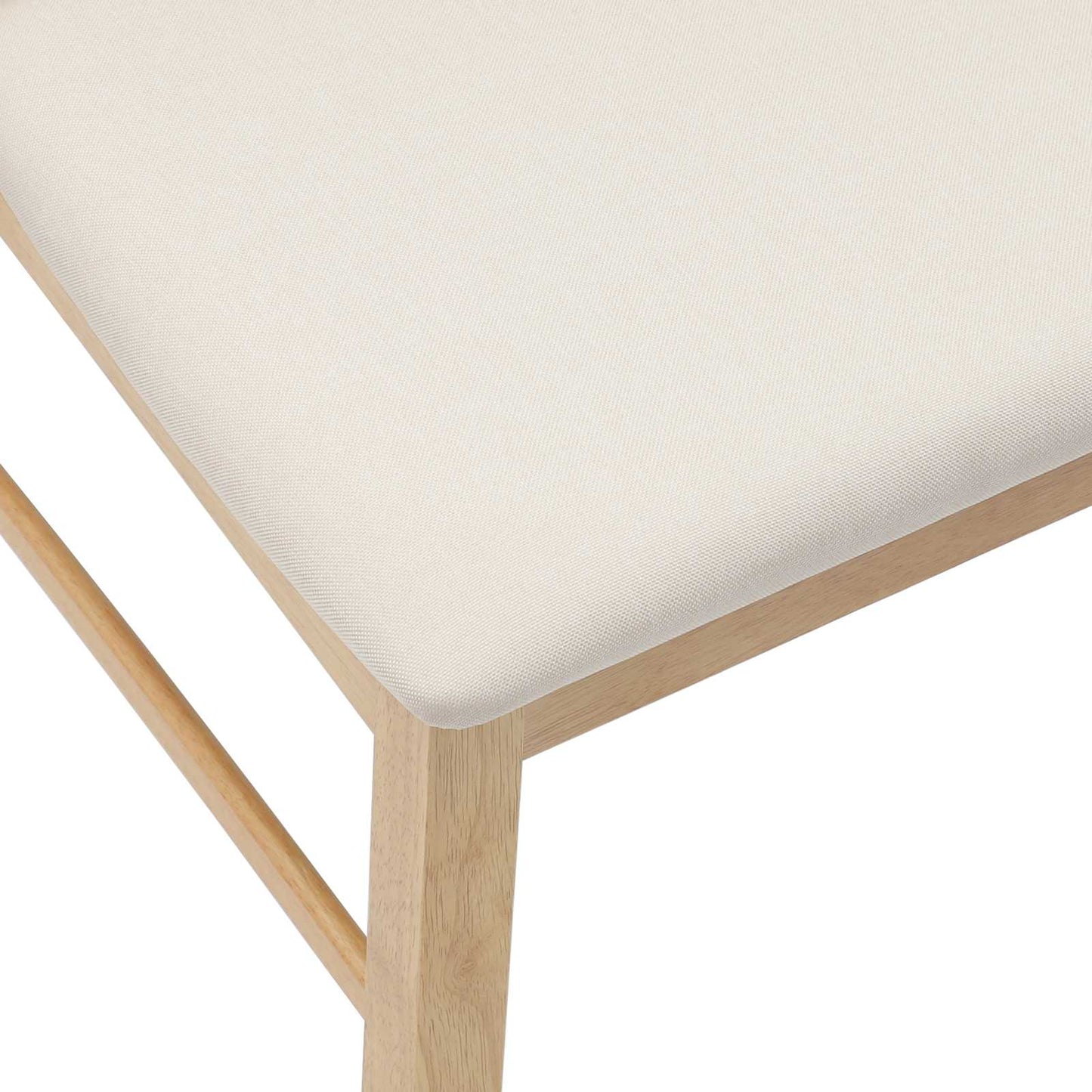 Sedie da pranzo 2 pcs Naturale 43 x 54 x 89 cm