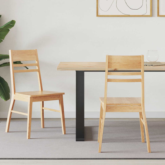 Sedie da pranzo 2 pcs Naturale 43 x 54 x 89 cm | homemem39