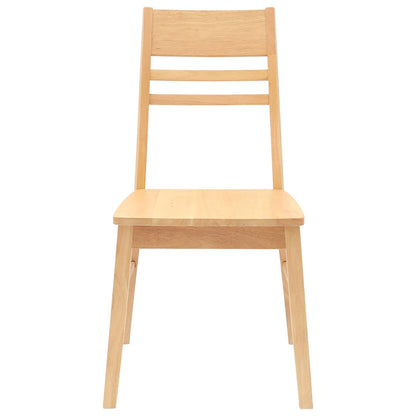 Sedie da pranzo 2 pcs Naturale 43 x 54 x 89 cm