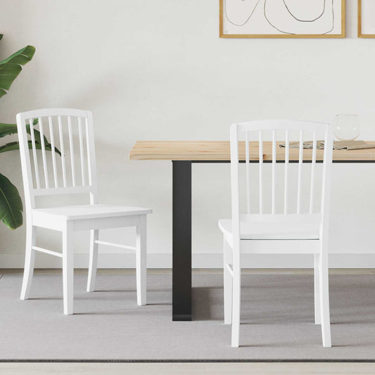 Sedie da pranzo 2 pcs Bianco 50 x 52,5 x 91 cm | homemem39