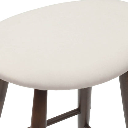 Sedie da pranzo 2 pz Legno di gomma solido Marrone Chiaro