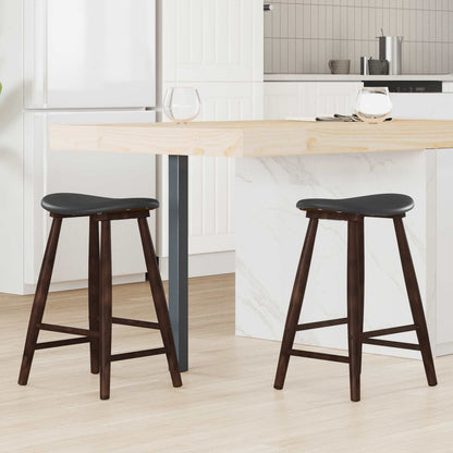 Sedie da pranzo 2 pcs Marrone Chiaro 46 x 37 x 63 cm | homemem39