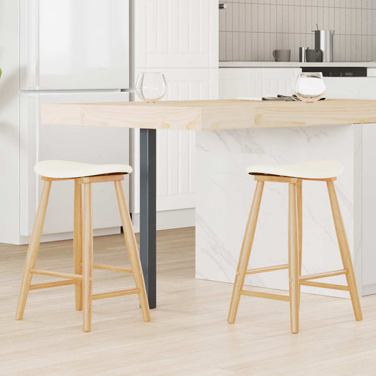 Sedie da pranzo 2 pcs Naturale 46 x 37 x 63 cm | homemem39