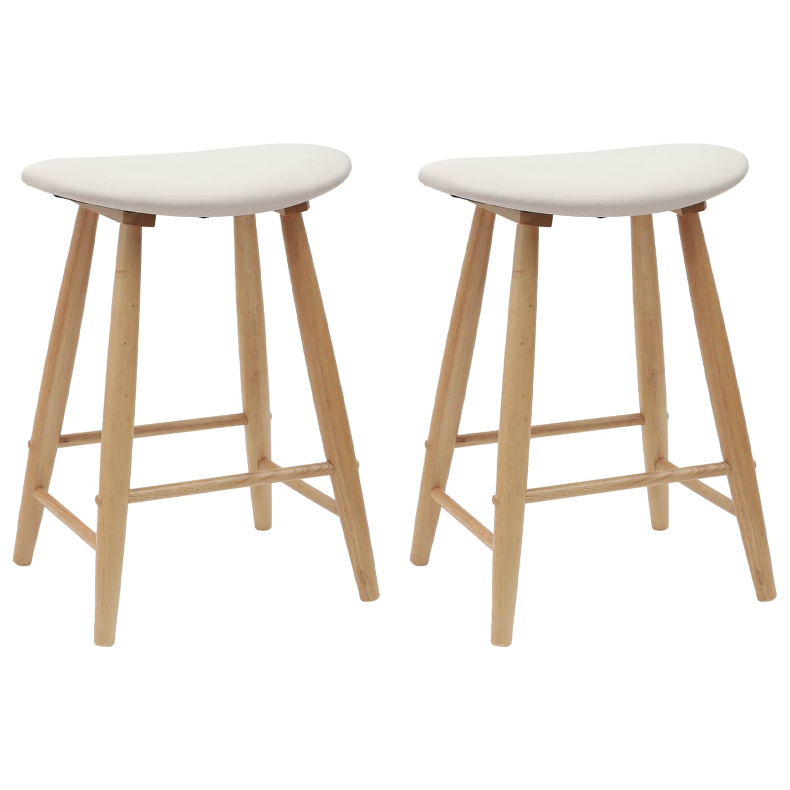 Sedie da pranzo 2 pcs Naturale 46 x 37 x 63 cm | homemem39