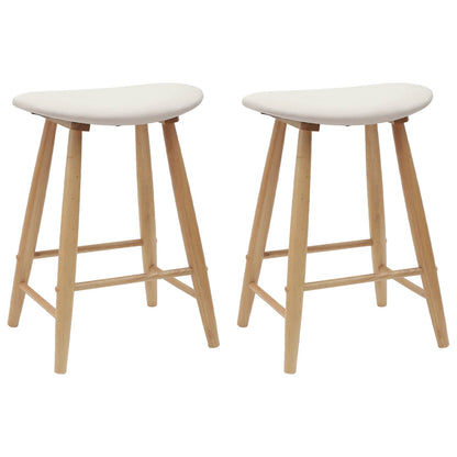 Sedie da pranzo 2 pcs Naturale 46 x 37 x 63 cm | homemem39
