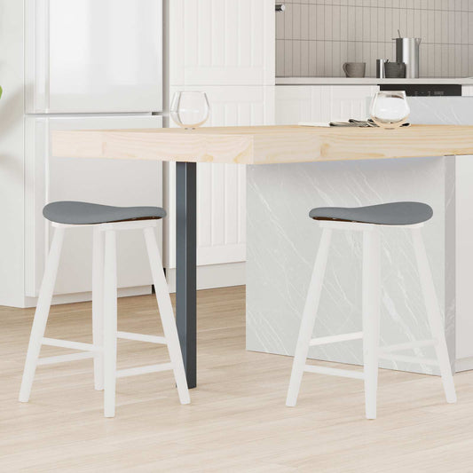 Sedie da pranzo 2 pcs Bianco 46 x 37 x 63 cm | homemem39