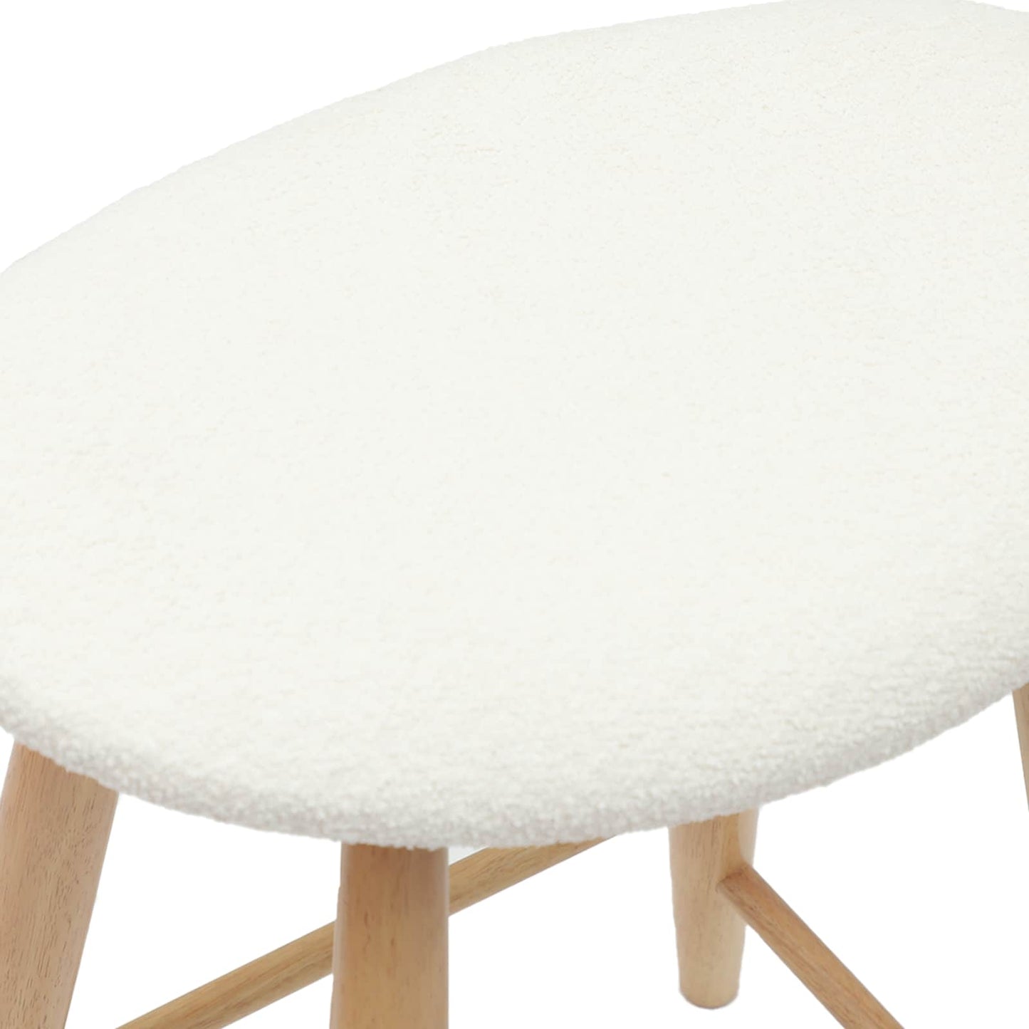 Sedie da pranzo 2 pz Legno di gomma solido Naturale