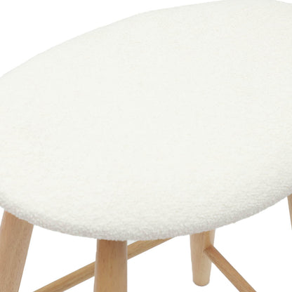 Sedie da pranzo 2 pz Legno di gomma solido Naturale