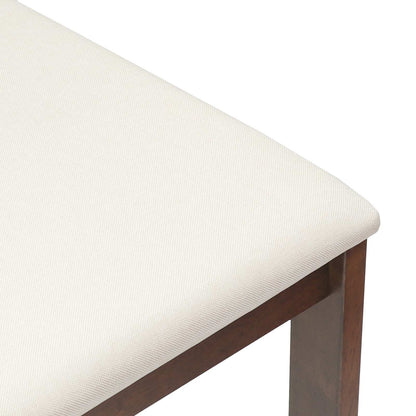Sedie da pranzo 2 pz Legno di gomma solido Marrone Chiaro