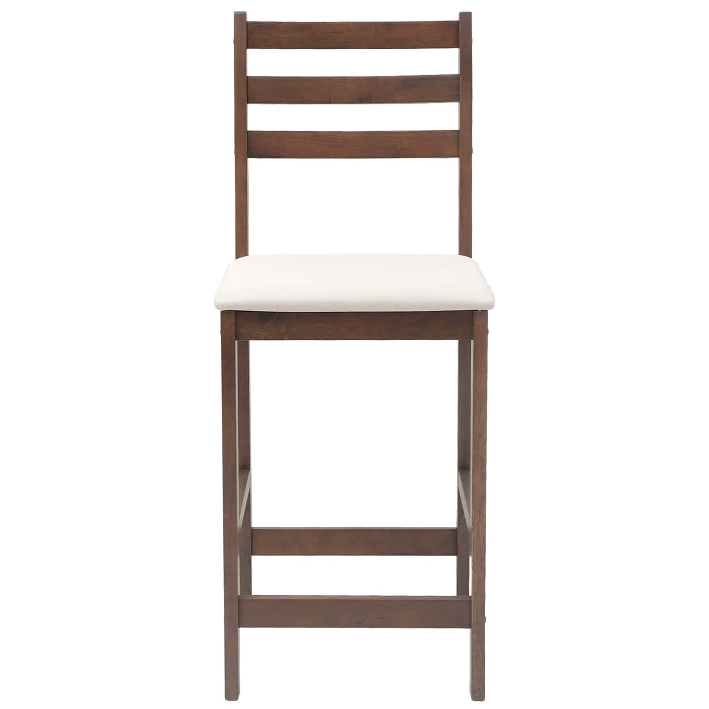 Sedie da pranzo 2 pz Legno di gomma solido Marrone Chiaro