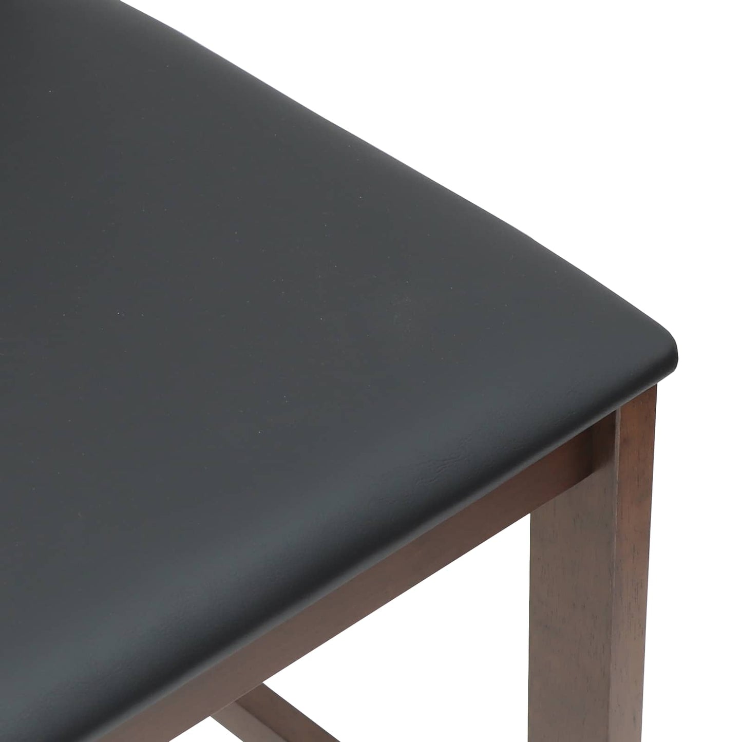 Sedie da pranzo 2 pz Legno di gomma solido Marrone Chiaro