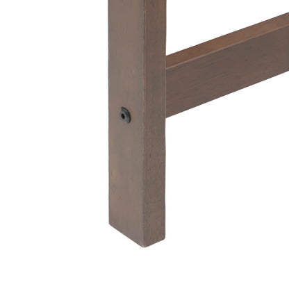 Sedie da pranzo 2 pz Legno di gomma solido Marrone Chiaro