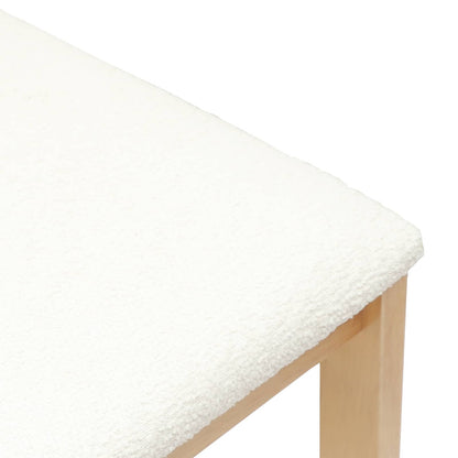 Sedie da pranzo 2 pz Legno di gomma solido Naturale