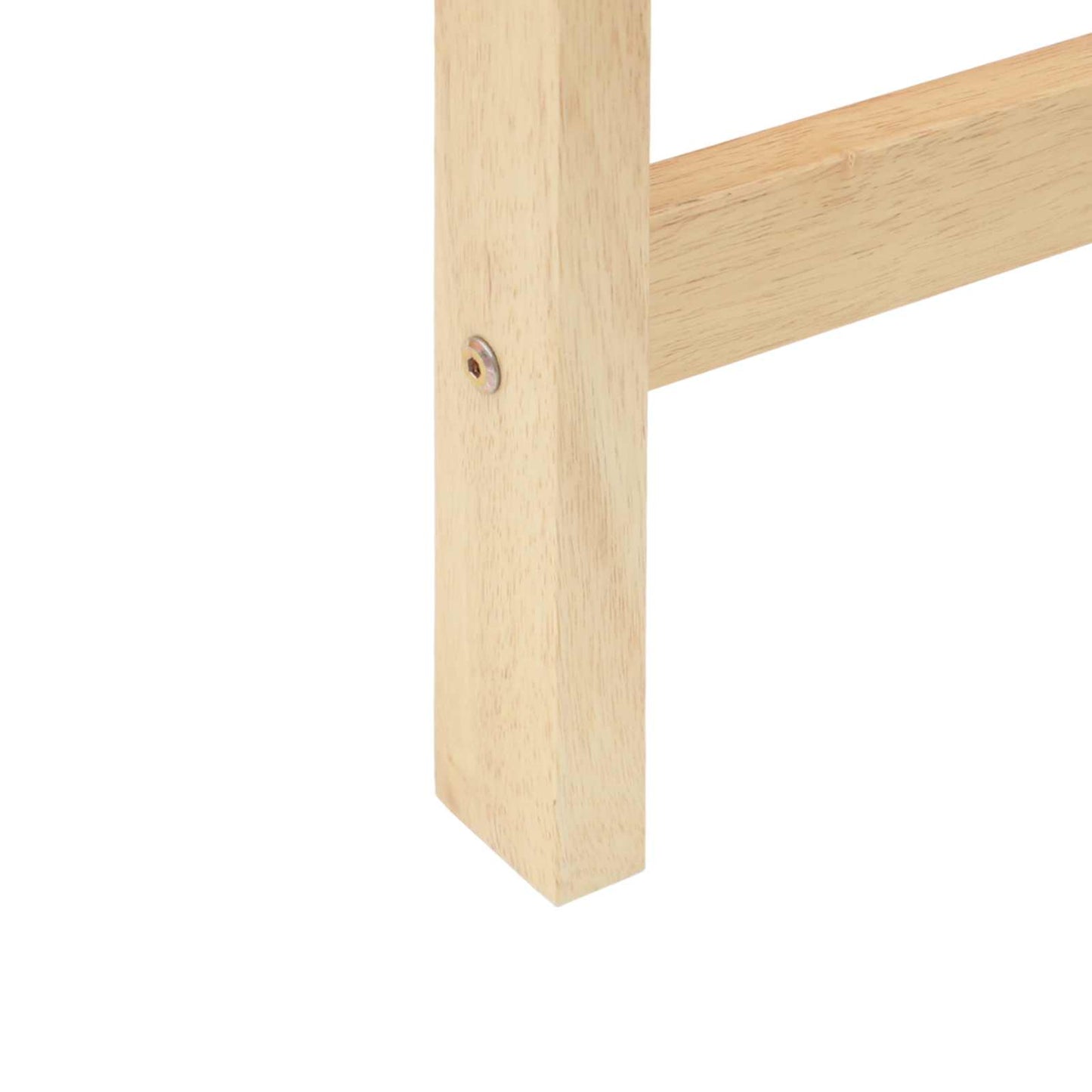 Sedie da pranzo 2 pz Legno di gomma solido Naturale