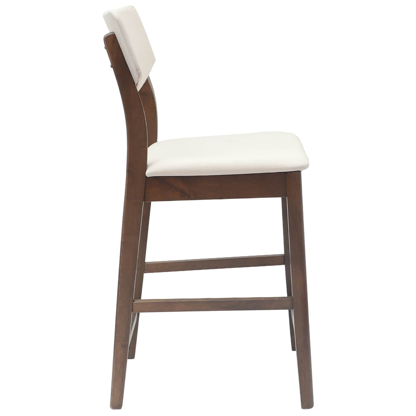 Sedie da pranzo 2 pz Legno di gomma solido Marrone Chiaro