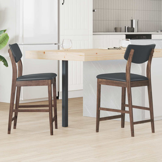 Sedie da pranzo 2 pcs Marrone Chiaro 48 x 49 x 95 cm | homemem39