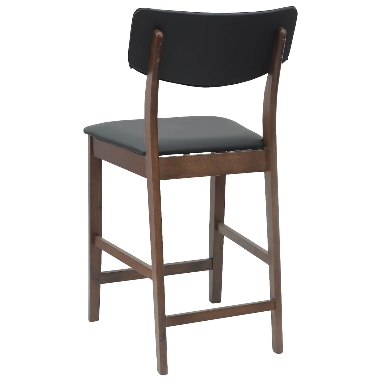 Sedie da pranzo 2 pz Legno di gomma solido Marrone Chiaro
